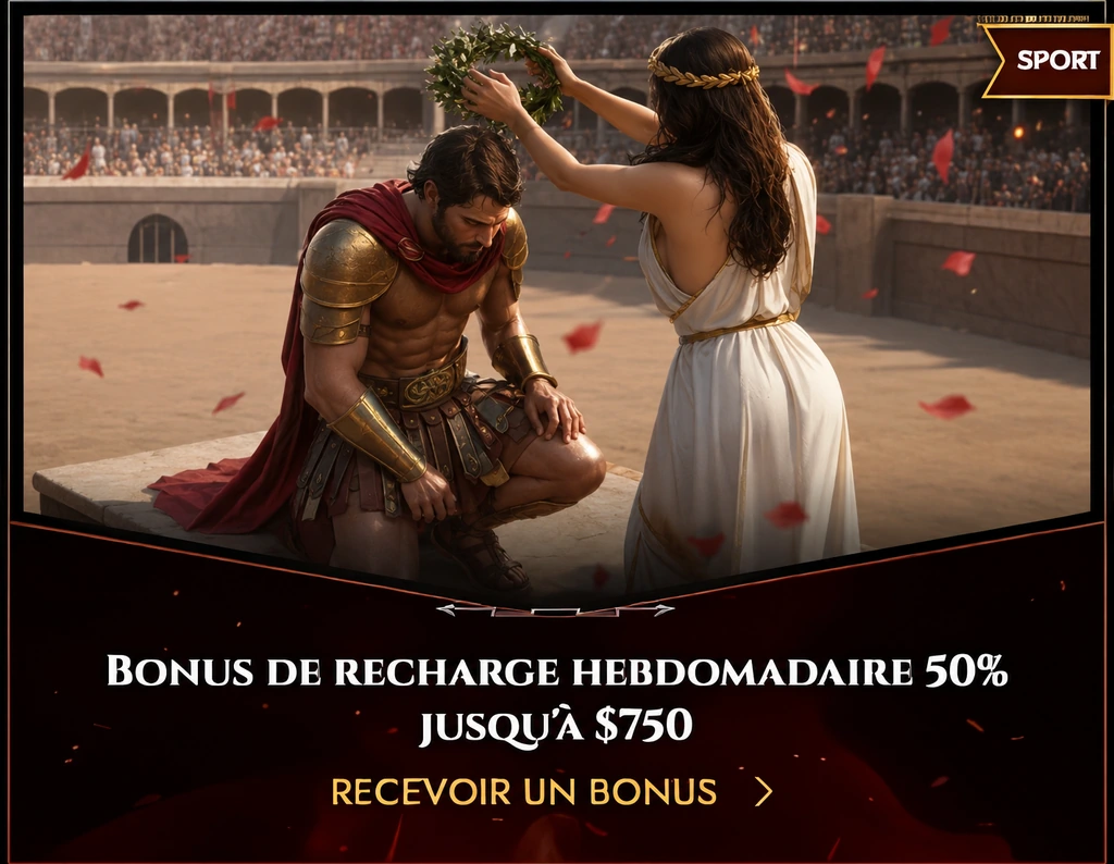 Legiano Casino bonus de recharge week-end : $1,050 + 50 tours gratuits